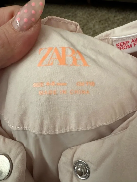 Zara Toddler Girl Puffer Jacket - Picture 2 of 2